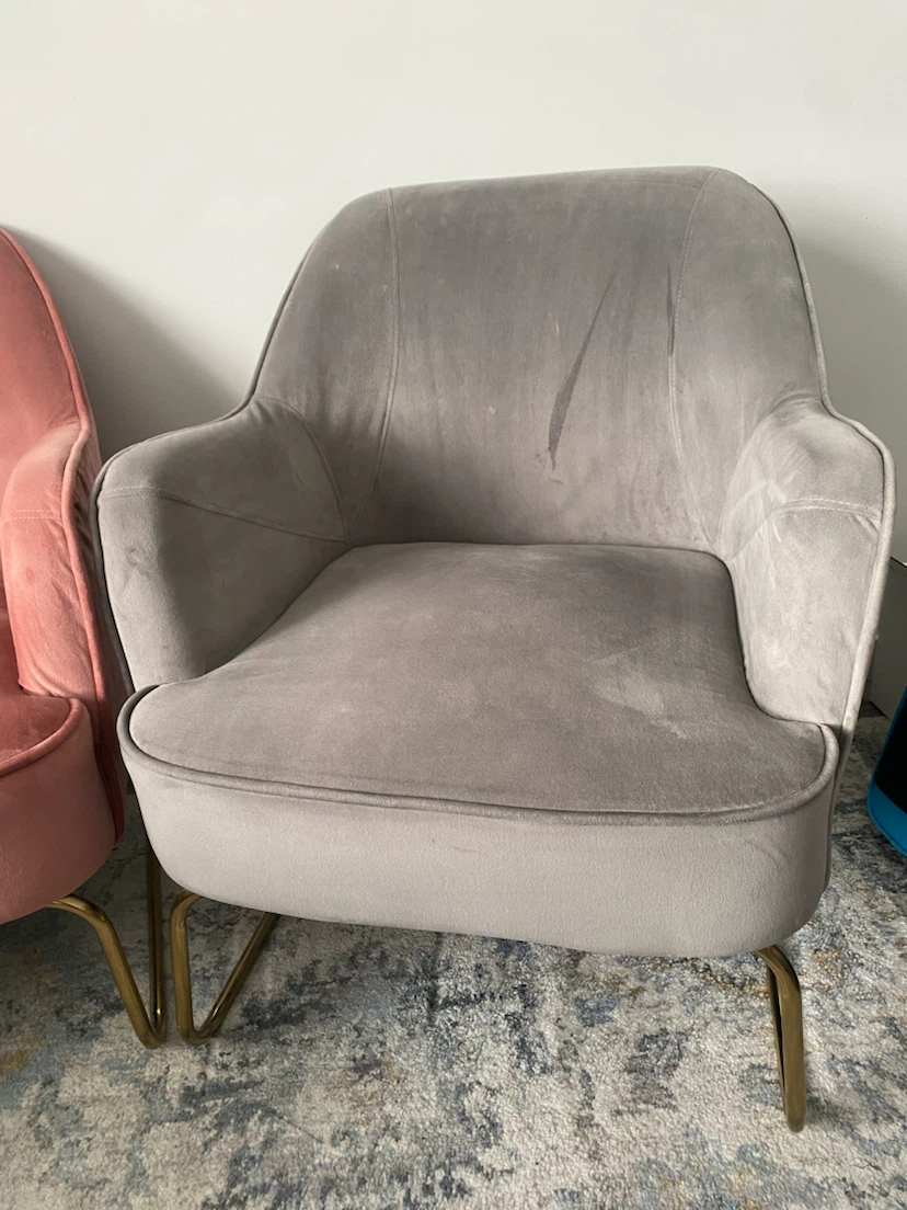 Structube Darah Velvet Armchair - photo 4