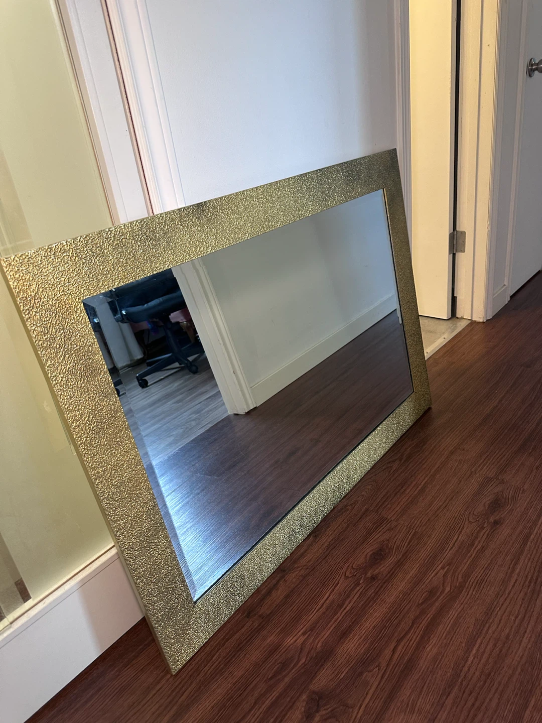 Decorative Mirror with Gold Frame Antiqued Finish - photo 5