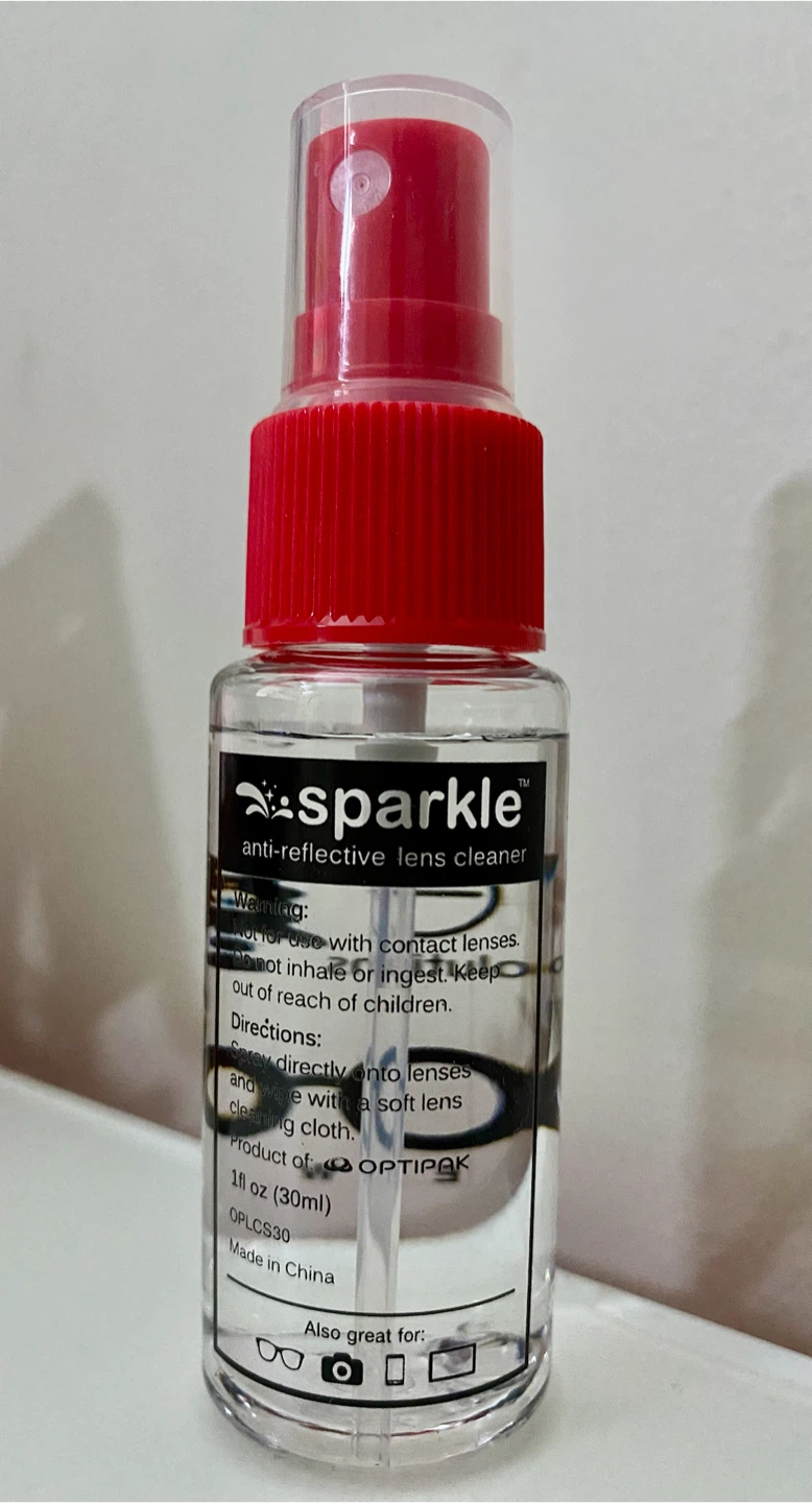 Sparkle Anti-Reflective Lens Cleaner Spray - 1oz