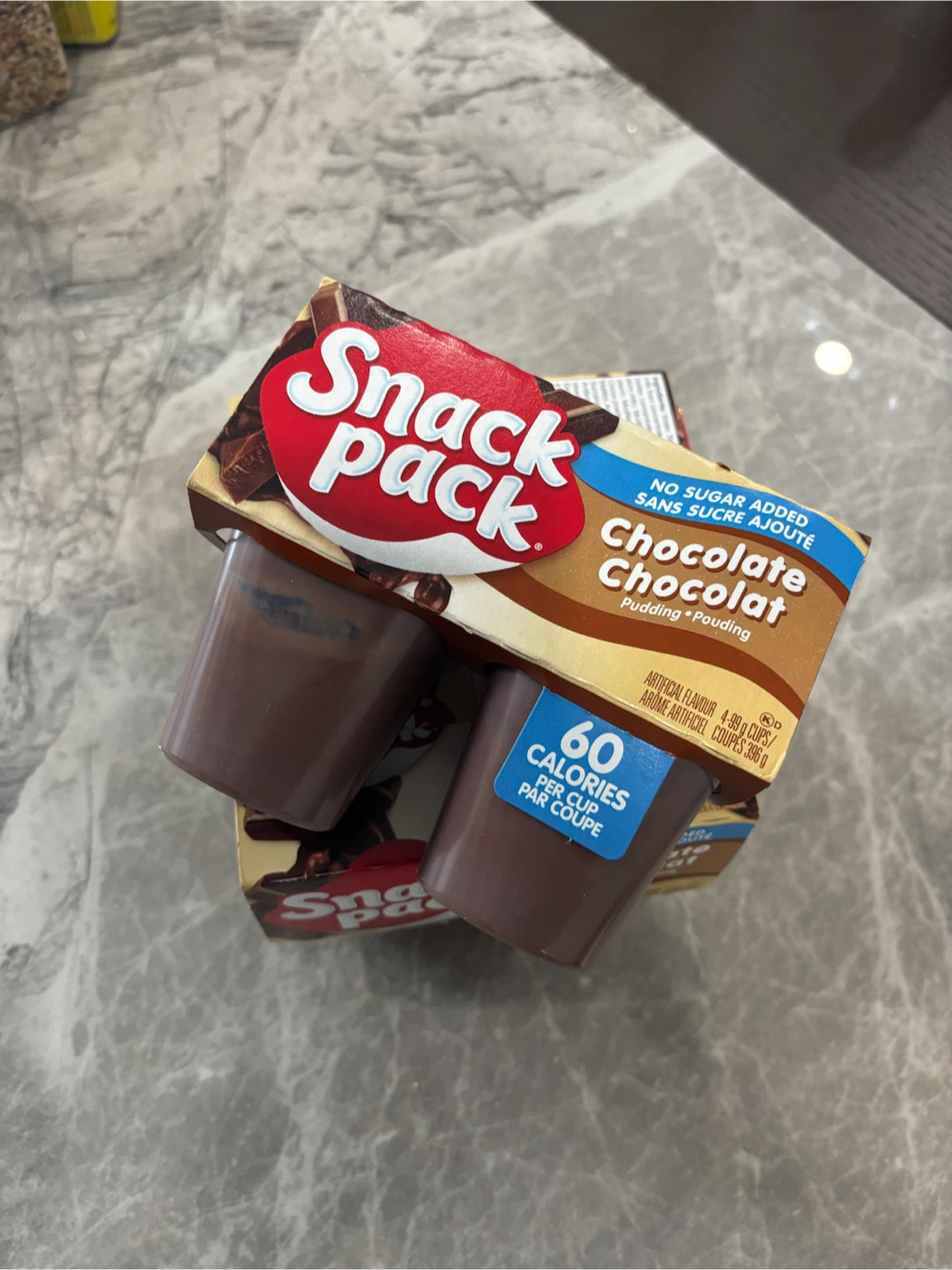 Snack Pack Chocolate Pudding Cups (No Sugar Added)