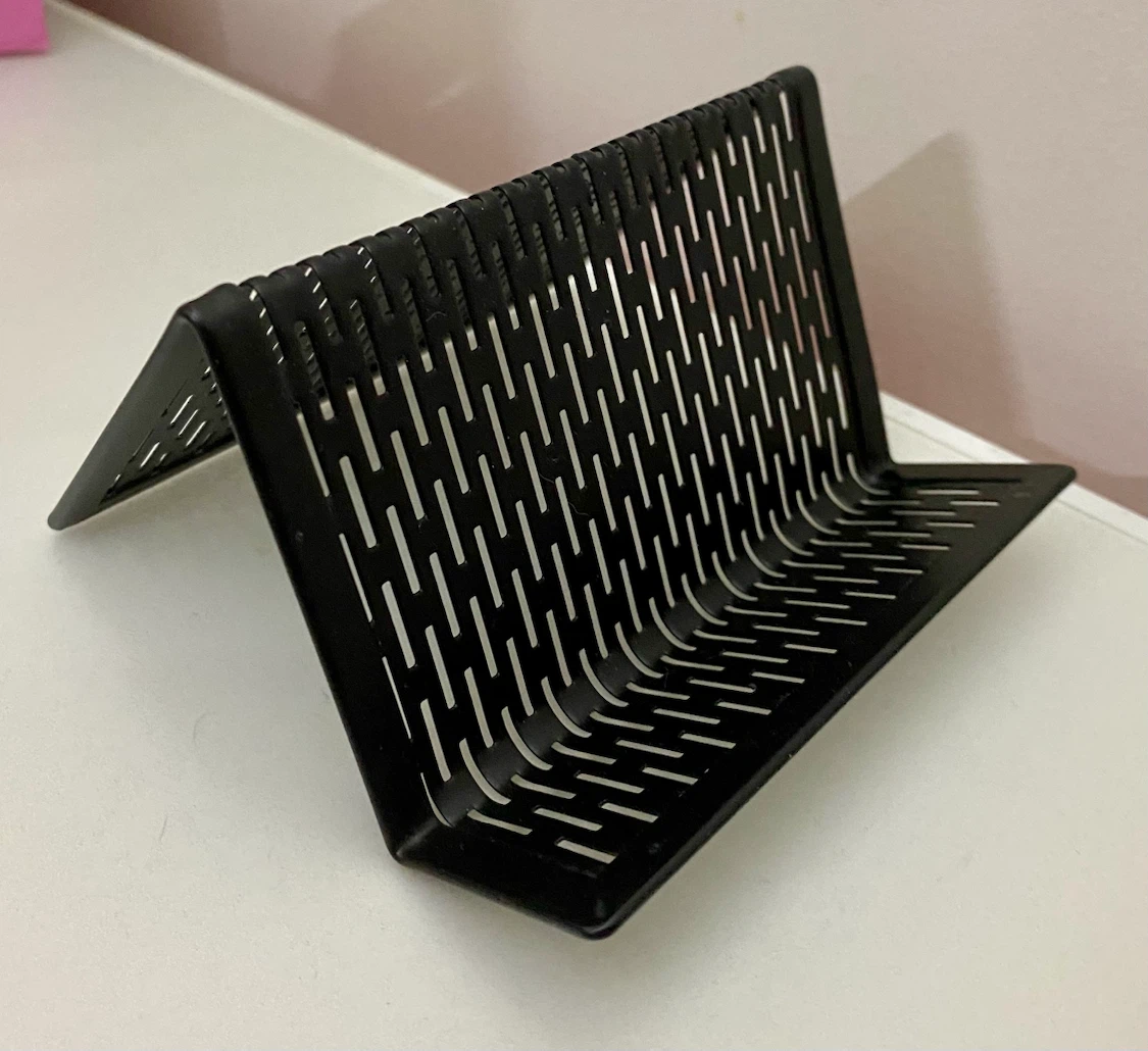 Black Metal Desk Organizer Stand