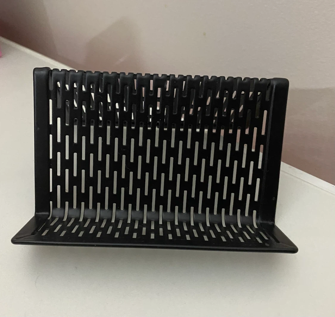 Black Metal Desk Organizer Stand - photo 2