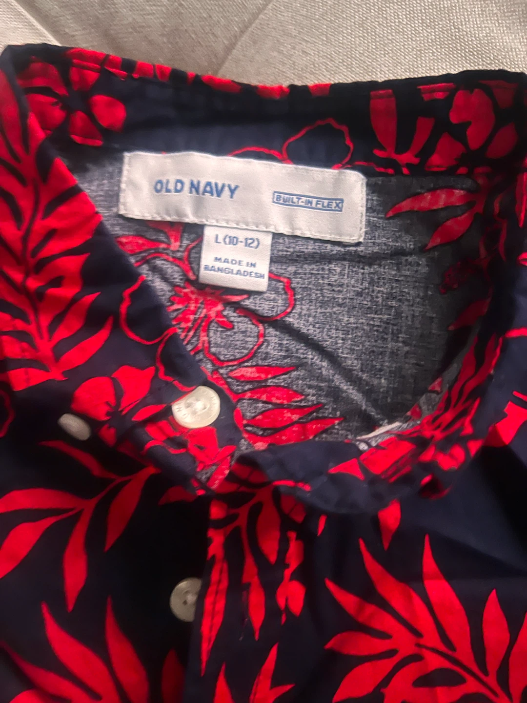 Old Navy Boys Hawaiian Shirt Size L (10-12) - photo 3