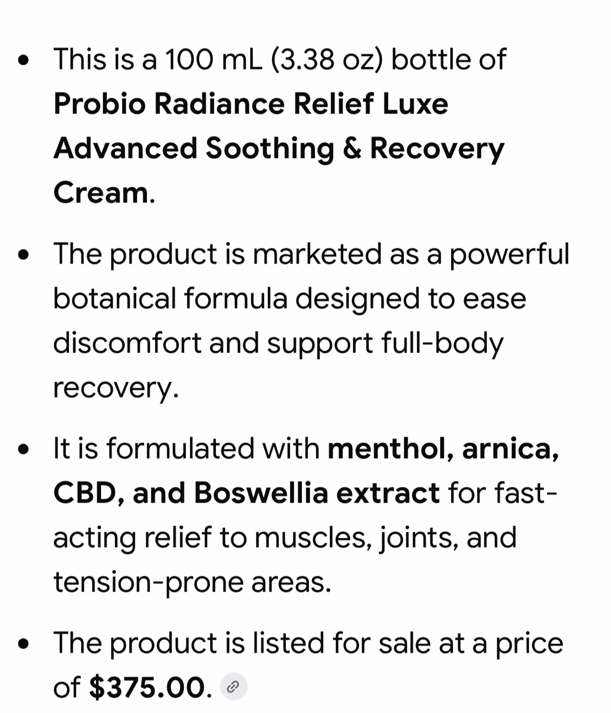 Probio Radiance Relief Luxe Advanced Soothing Cream 100ml - photo 4