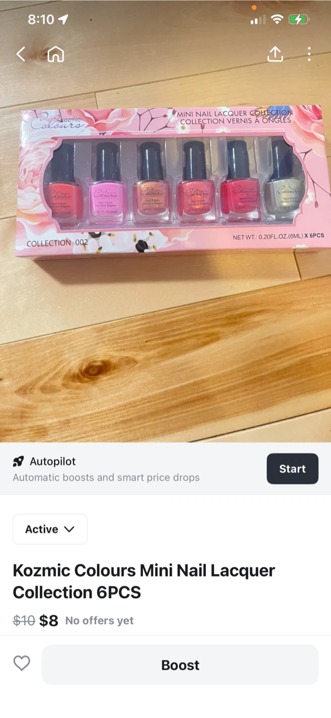 Kozmic Colours Mini Nail Lacquer Collection 6PCS