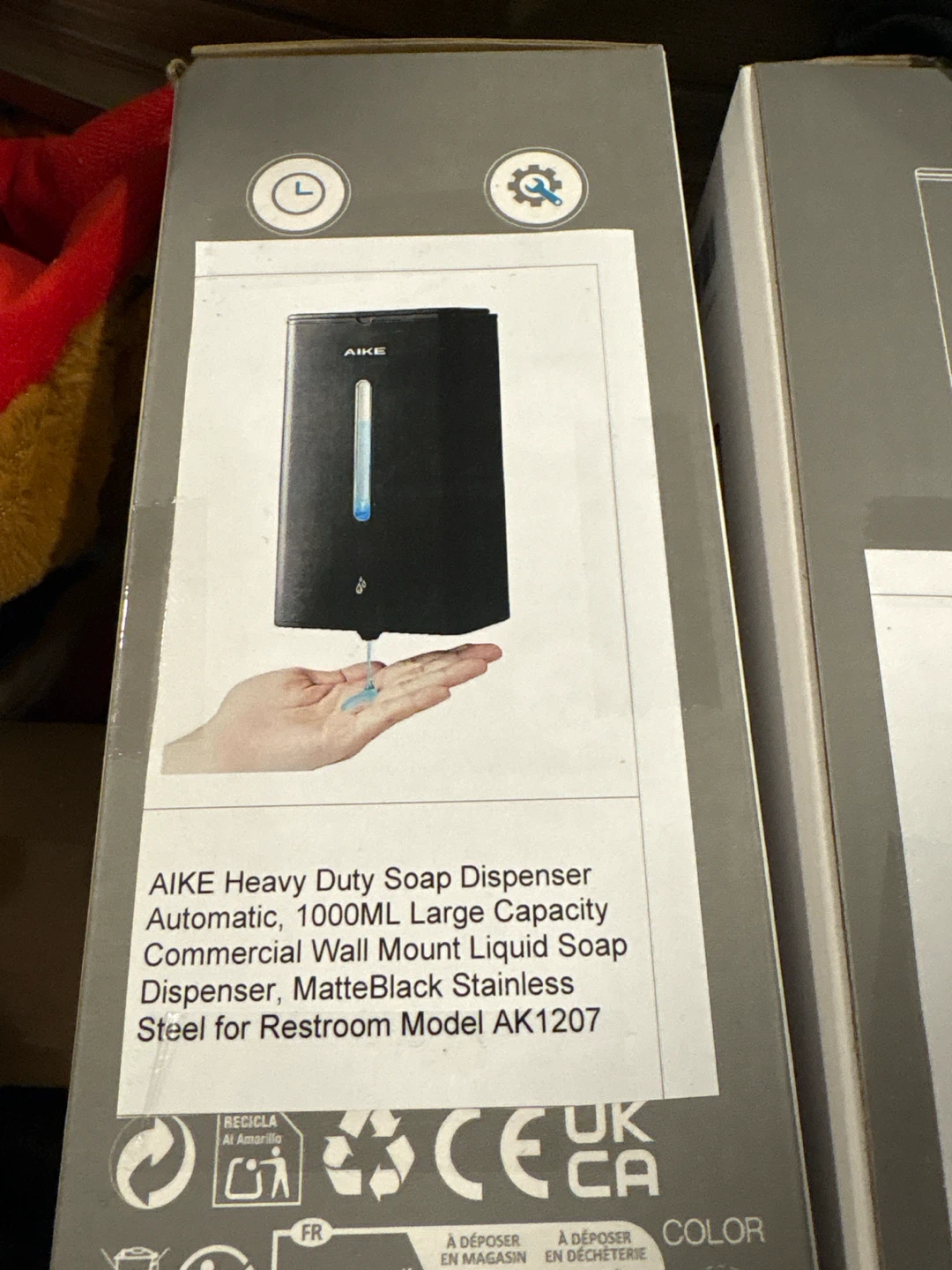 AIKE Heavy Duty Automatic Soap Dispenser 1000ML AK1207