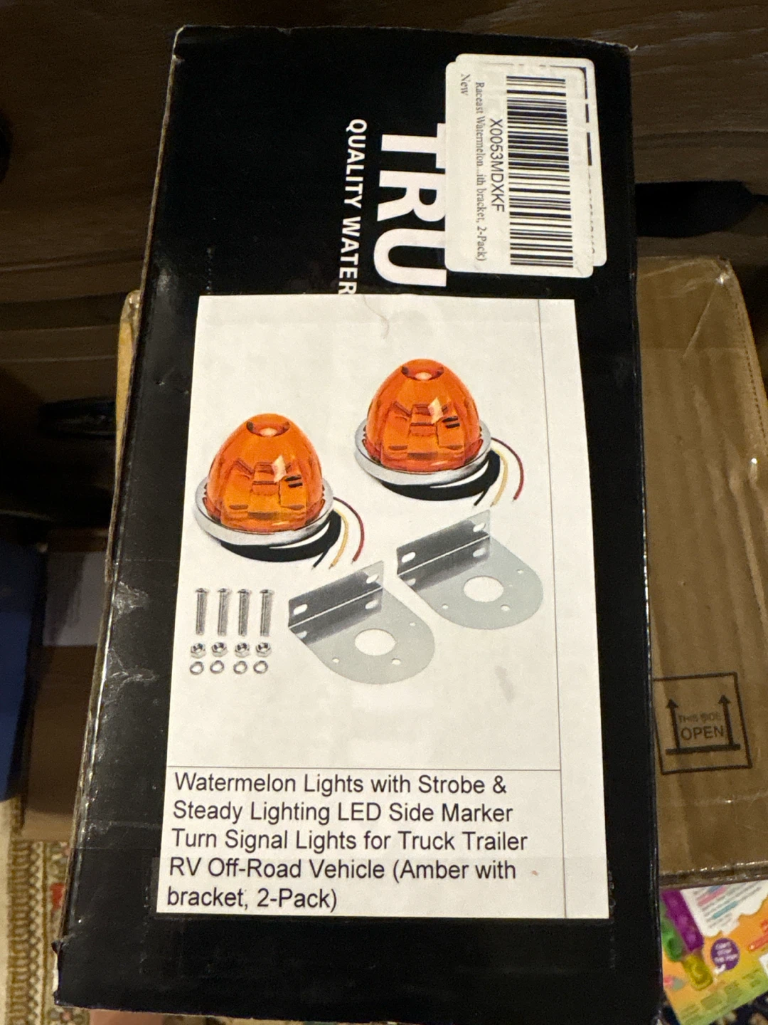 TRU Watermelon LED Side Marker Lights (Amber, 2-Pack)