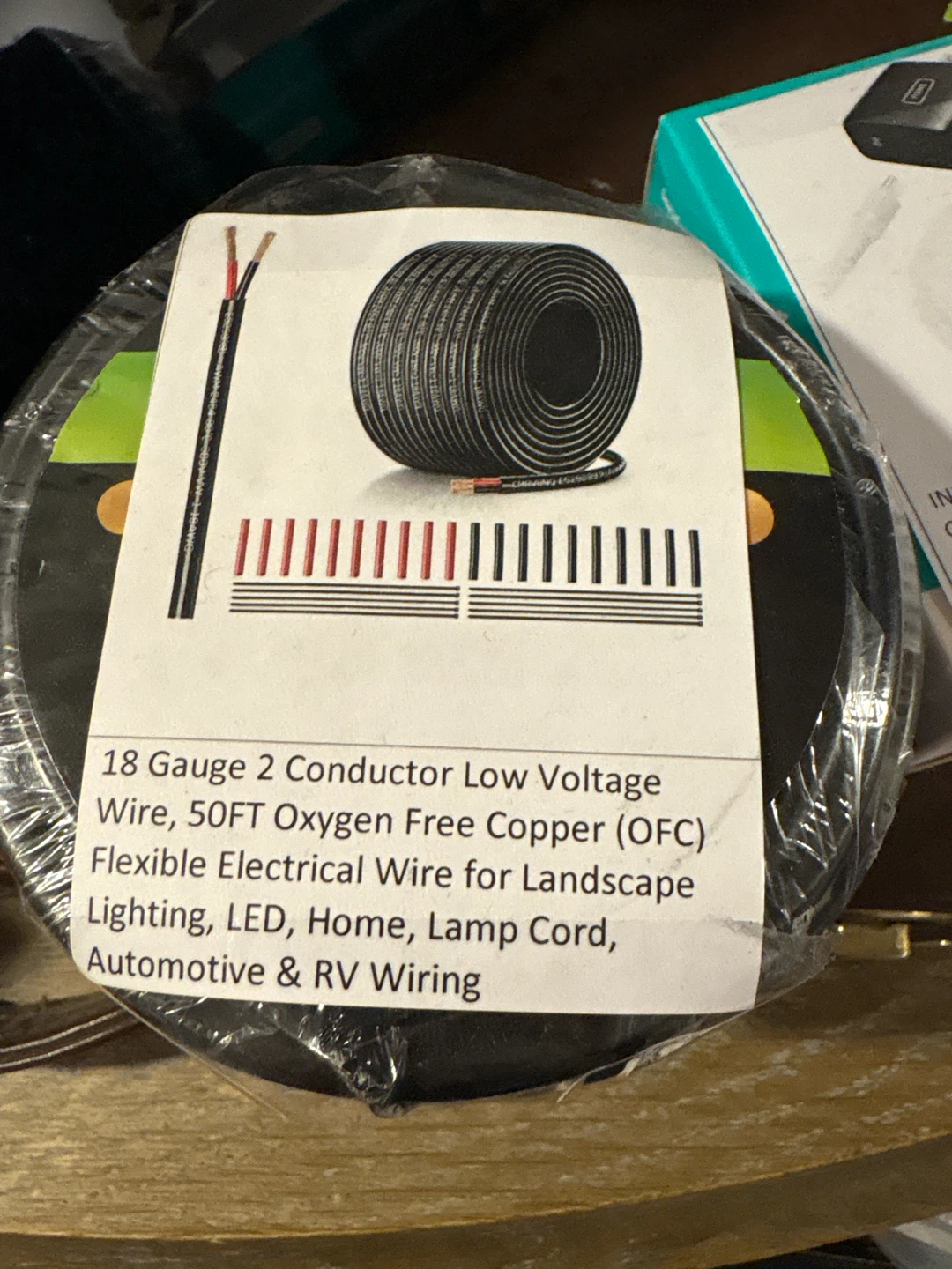 18 Gauge 2 Conductor Low Voltage Wire - 50FT