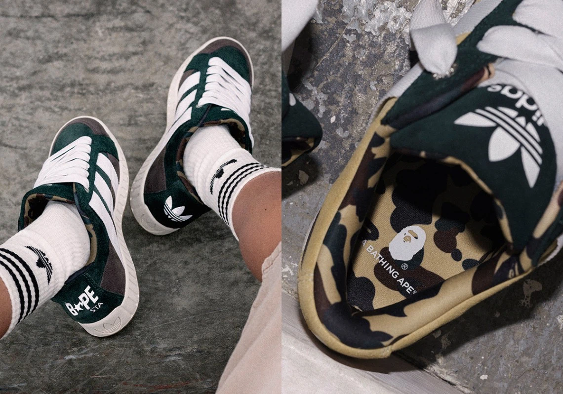 [AUTHENTIC] A BATHING APE x Adidas