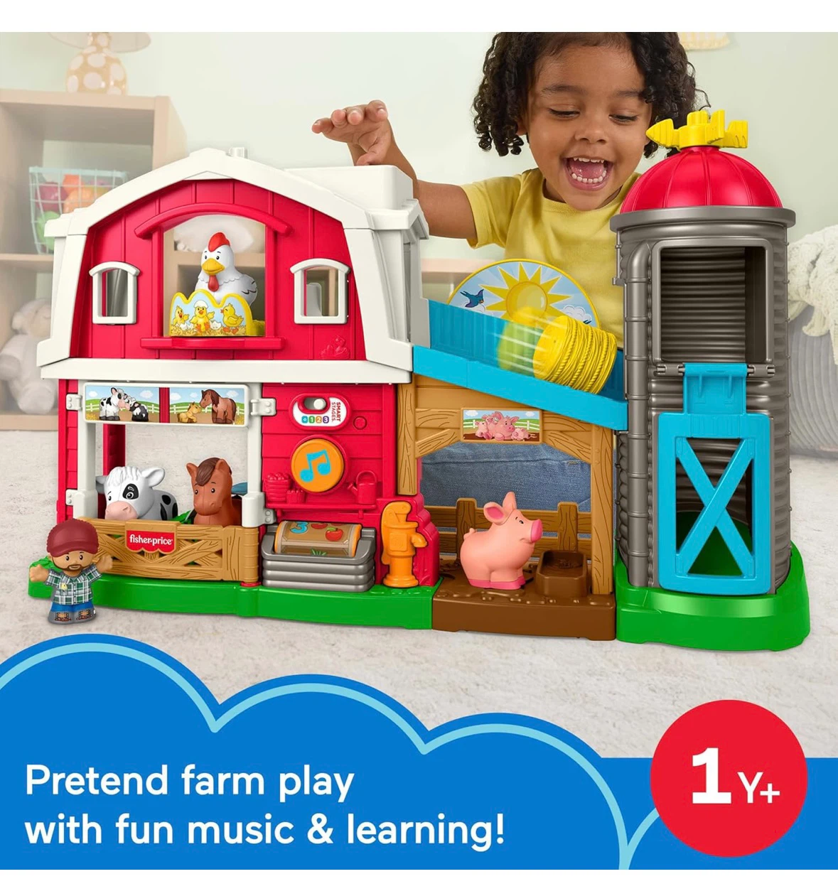 Fisher-Price Little People Caring Fun Animal Farm Playset - photo 4