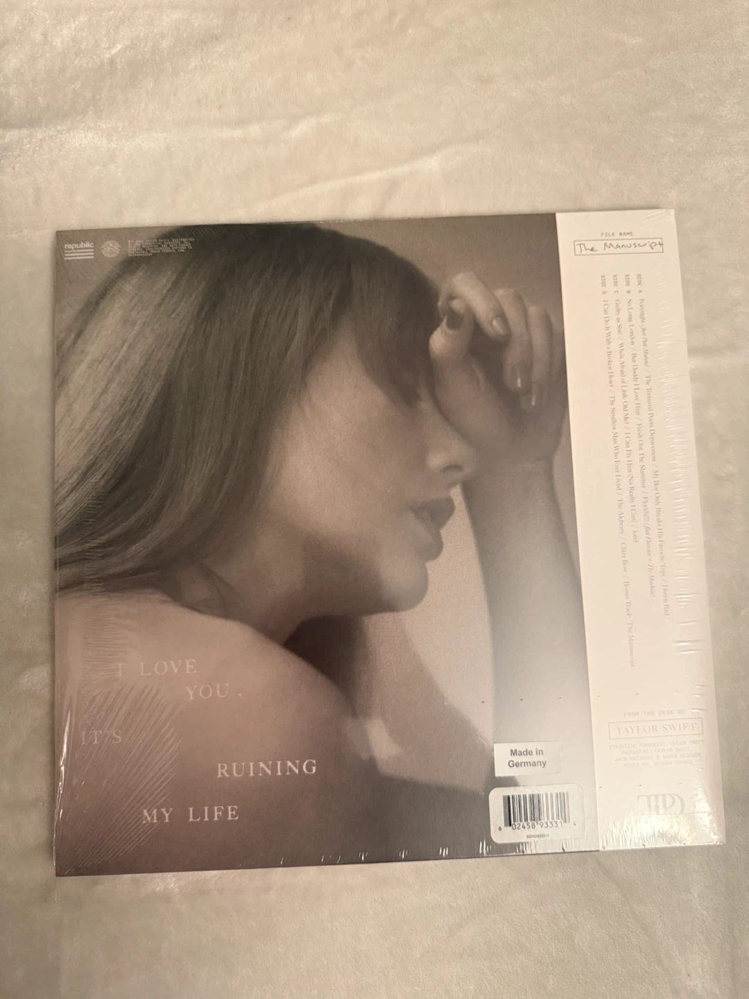 Taylor Swift The Tortured Poets Department: The Manuscript Vinyl - photo 2