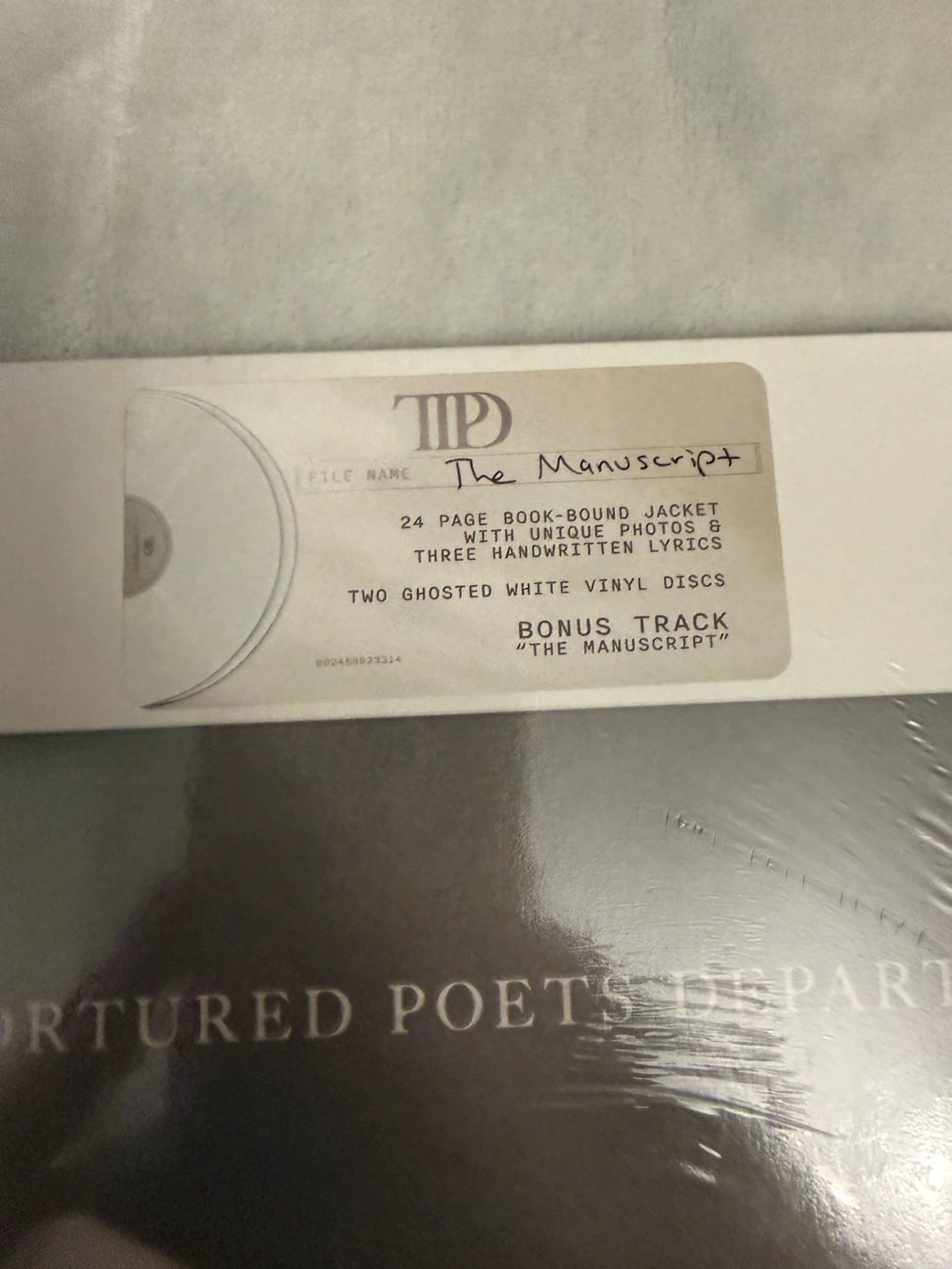 Taylor Swift The Tortured Poets Department: The Manuscript Vinyl - photo 3