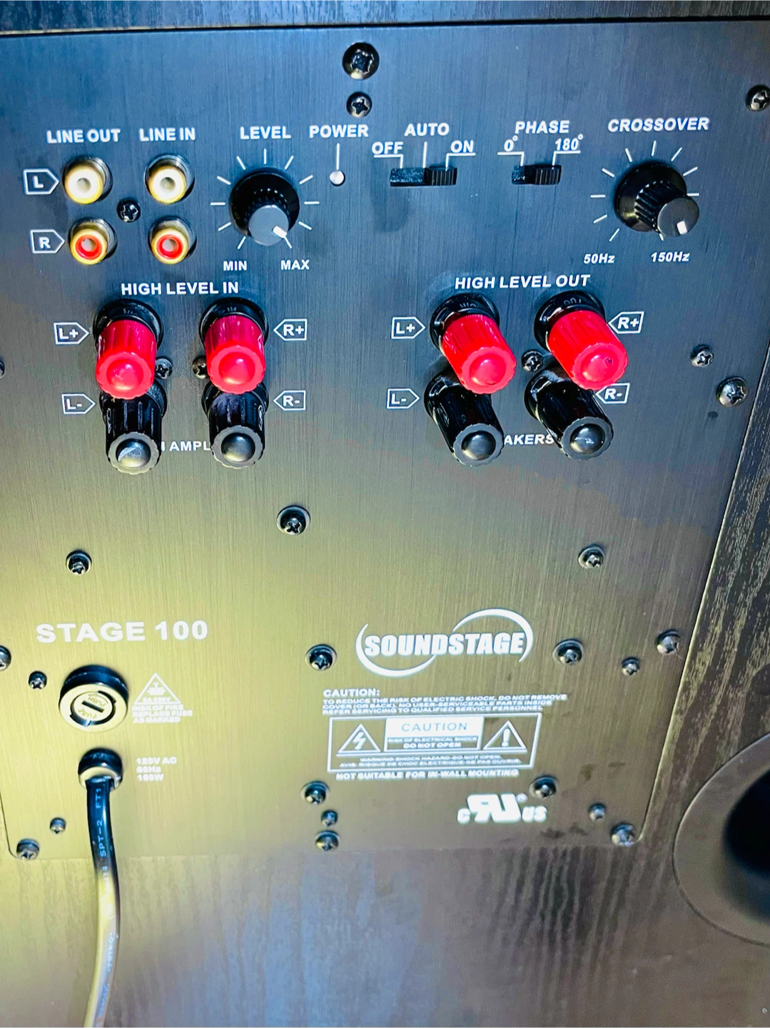 Soundstage Stage 100 Subwoofer - photo 3