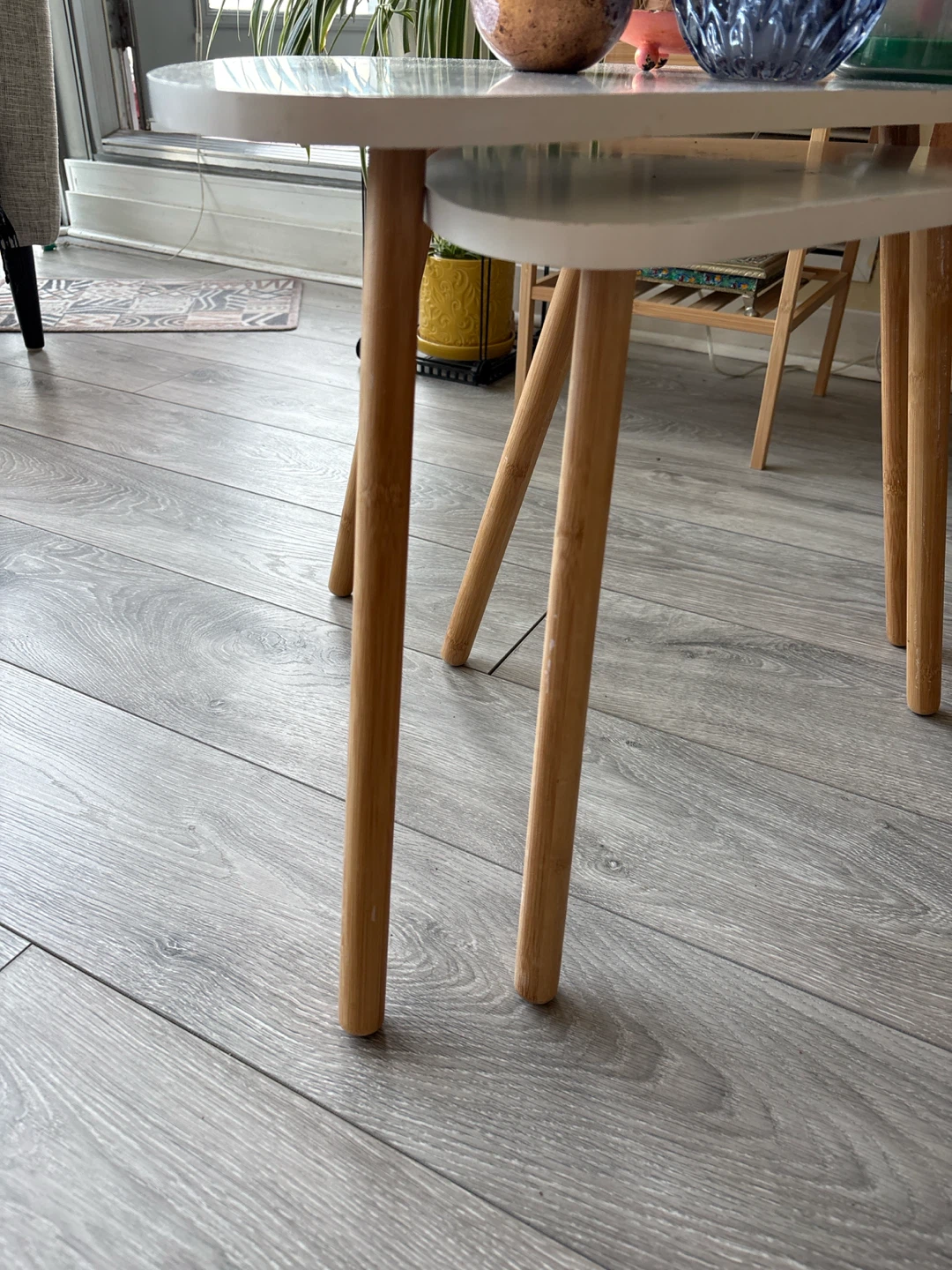 Nesting Side Tables with Candle Holders - photo 3