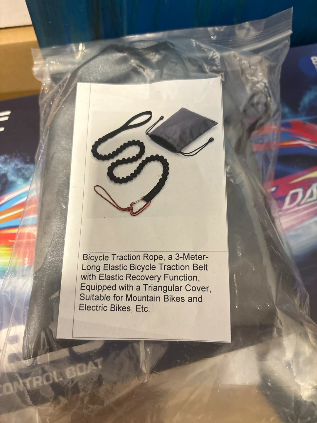 Bicycle Traction Rope - 3 Meter Elastic Belt