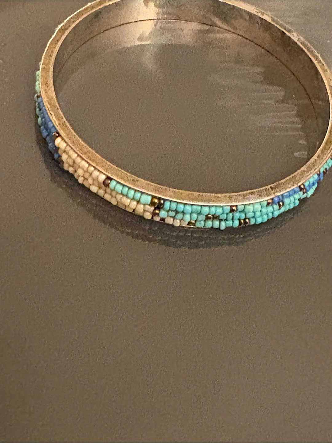 Beaded Bangle Bracelet