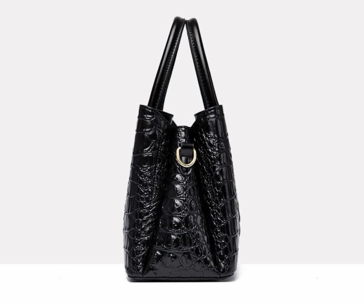 NEW ❤️ Croc Grain Genuine Leather - photo 3