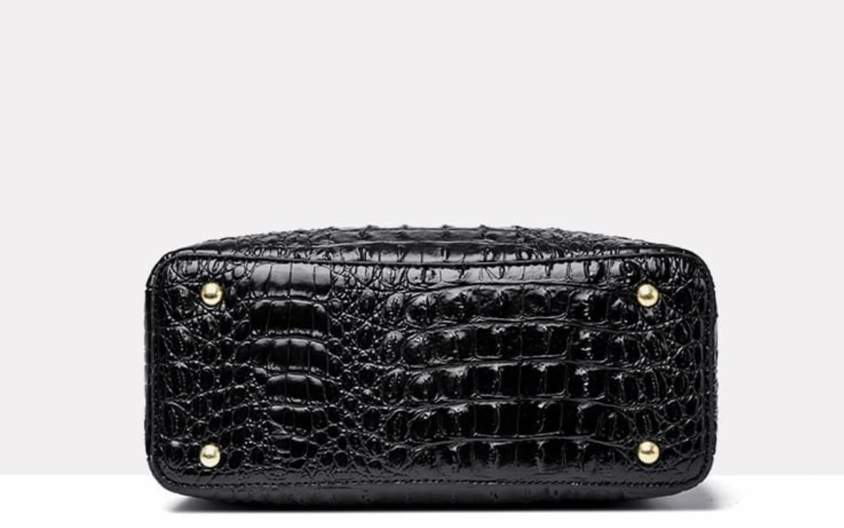 NEW ❤️ Croc Grain Genuine Leather - photo 5