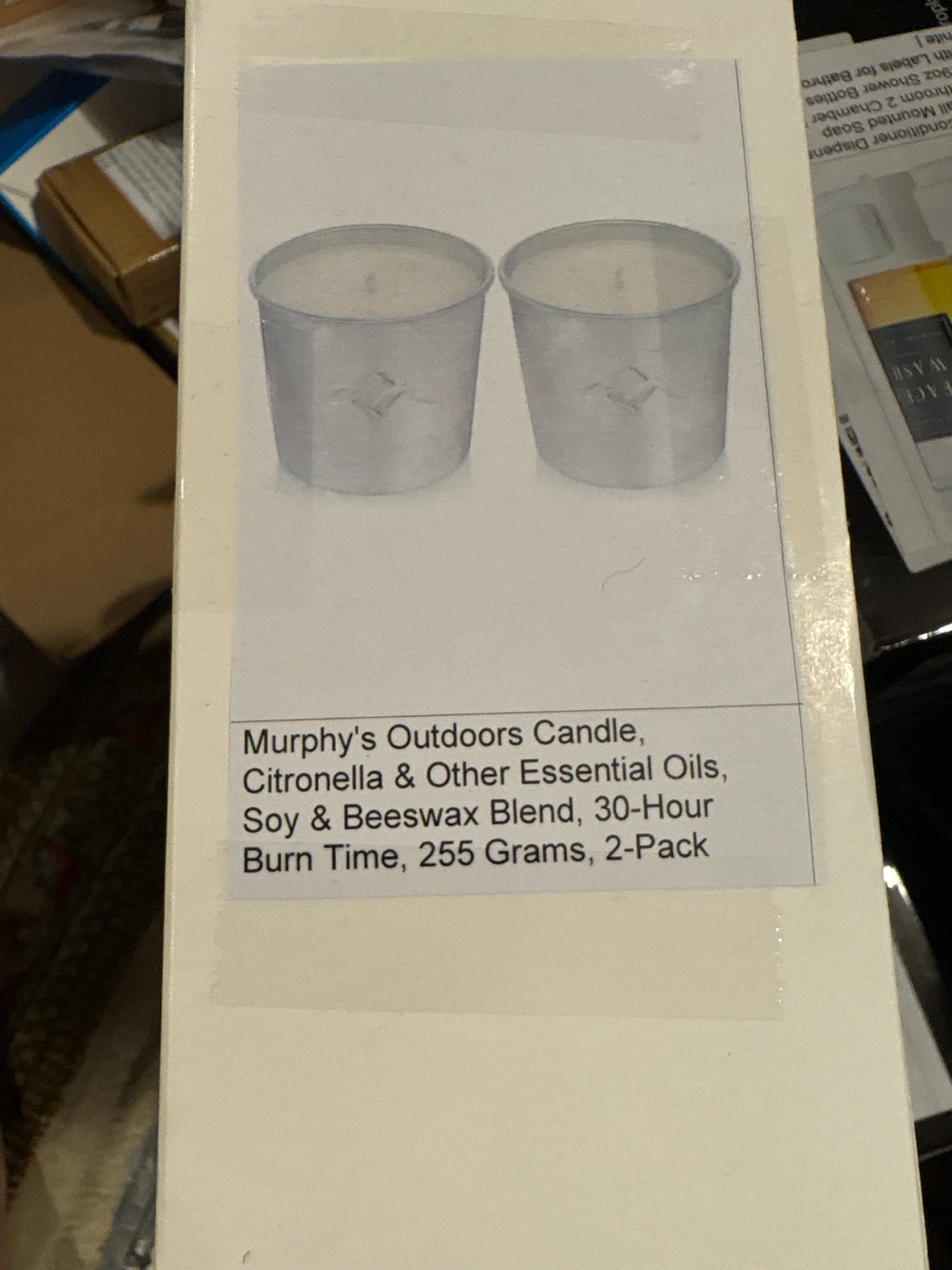 Murphy's Outdoor Citronella & Other Essential Oils Candle - 2 Pk