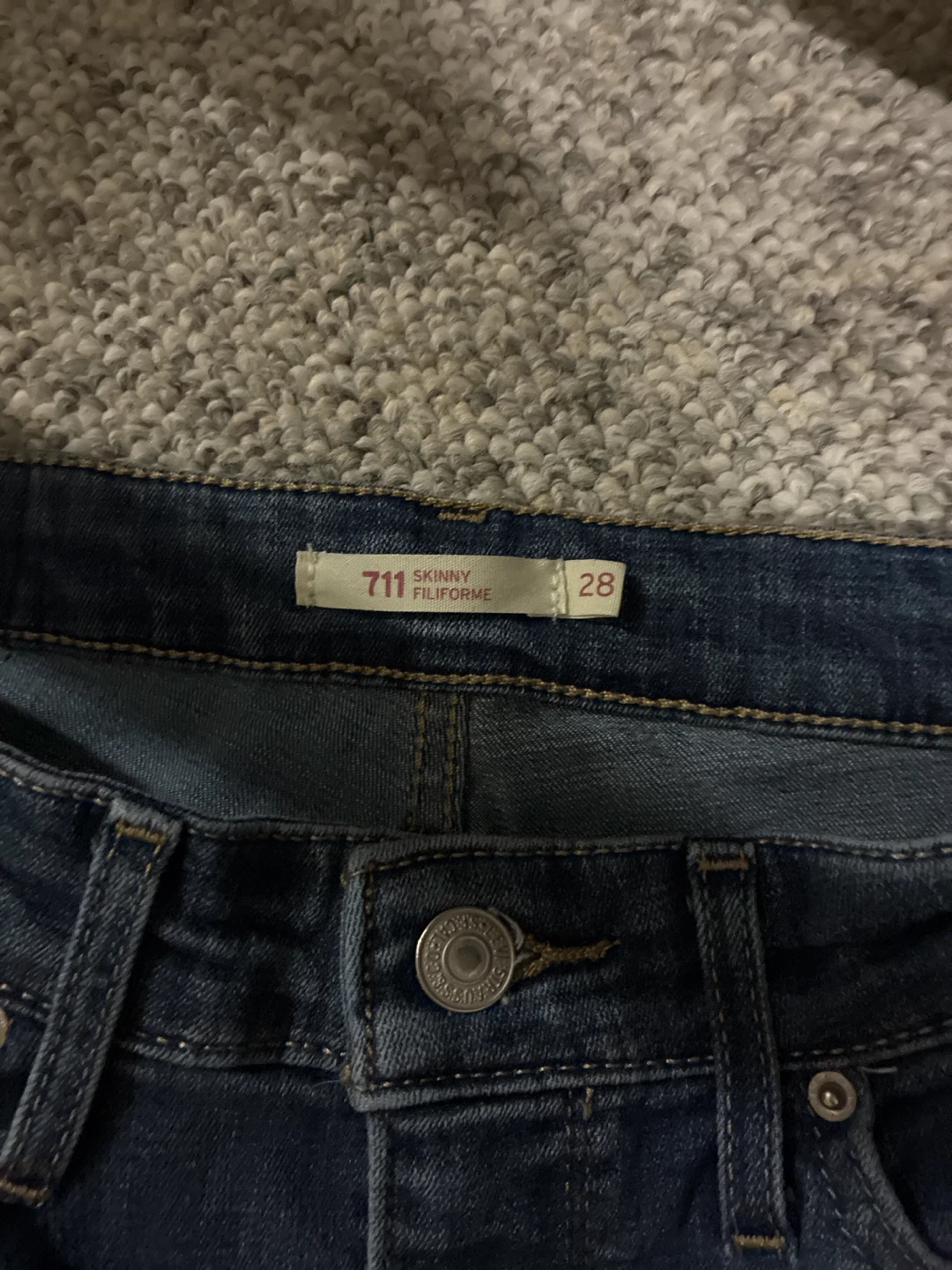 Levi's 711 Skinny Filiforme Jeans Size 28 - photo 2