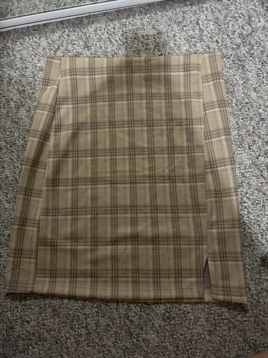Plaid Pencil Skirt