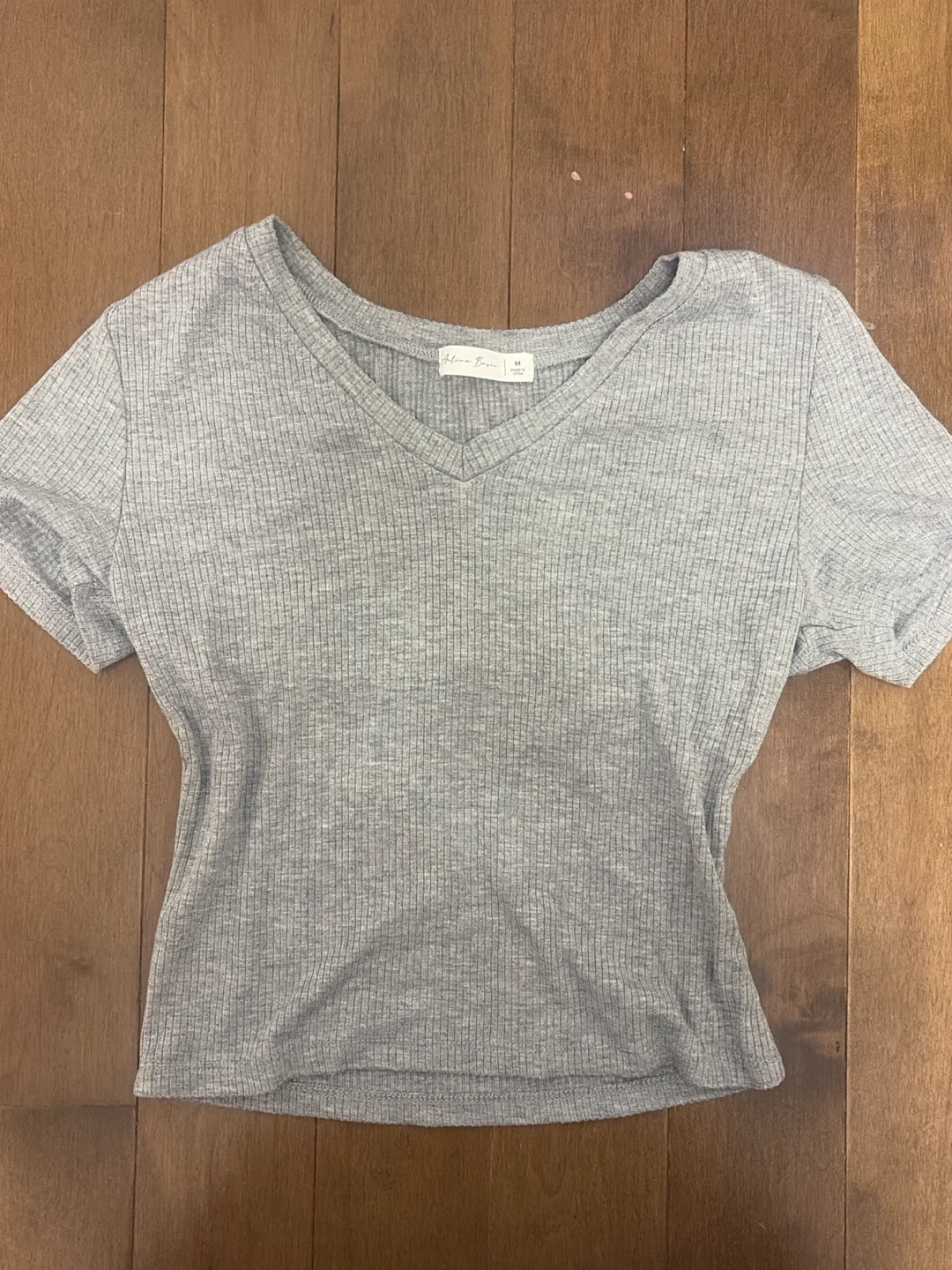 grey top - size medium runs smaller