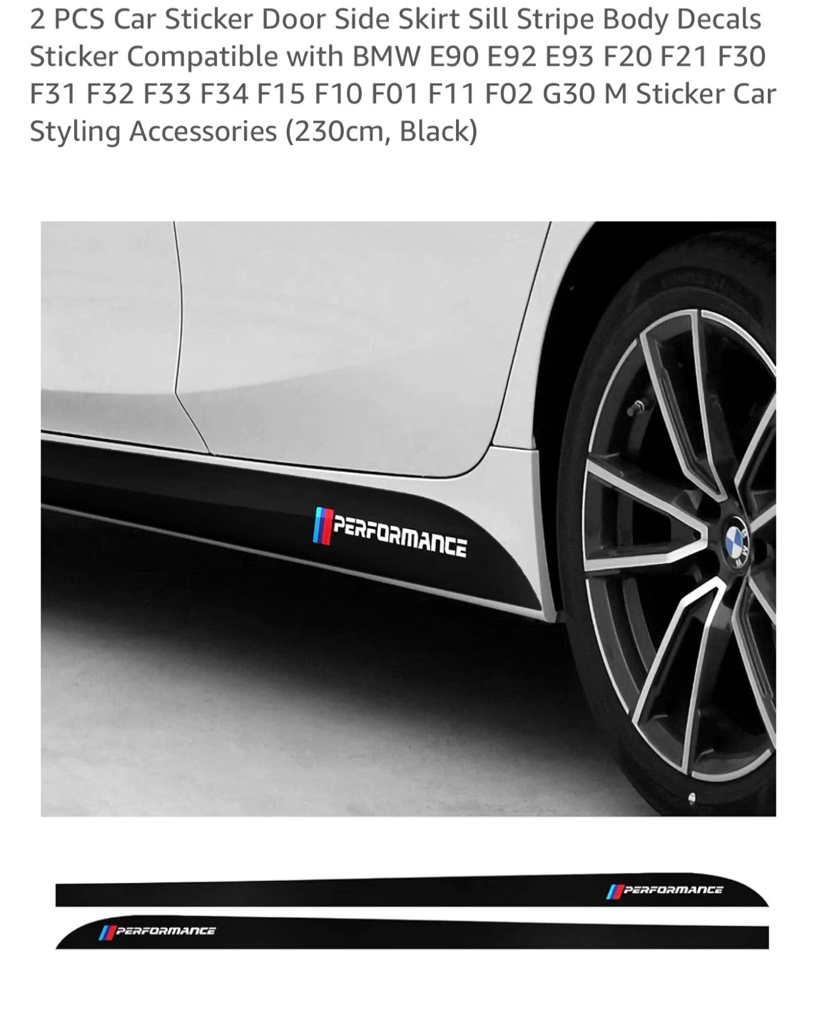 BMW Side Skirt Decal