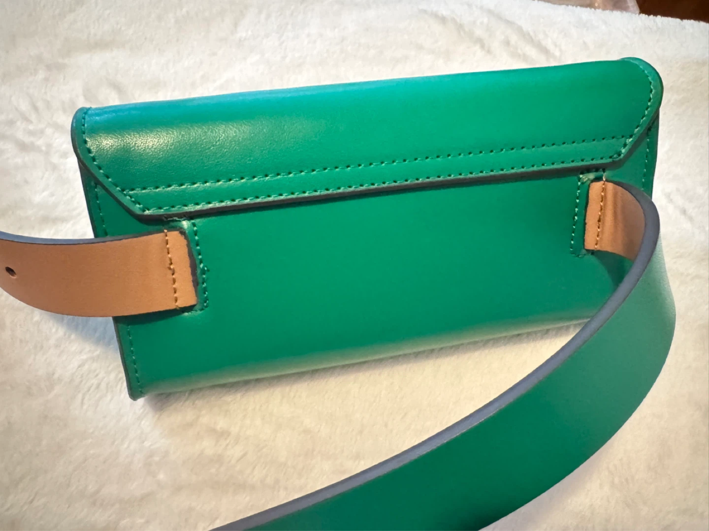 Kate Spade Green Leather Bow Belt Bag - photo 5