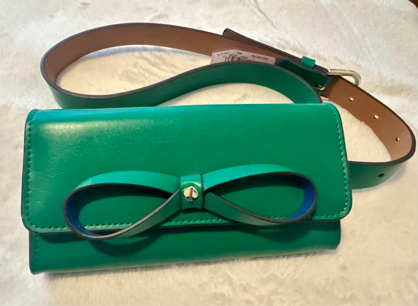 Kate Spade Green Leather Bow Belt Bag - photo 2