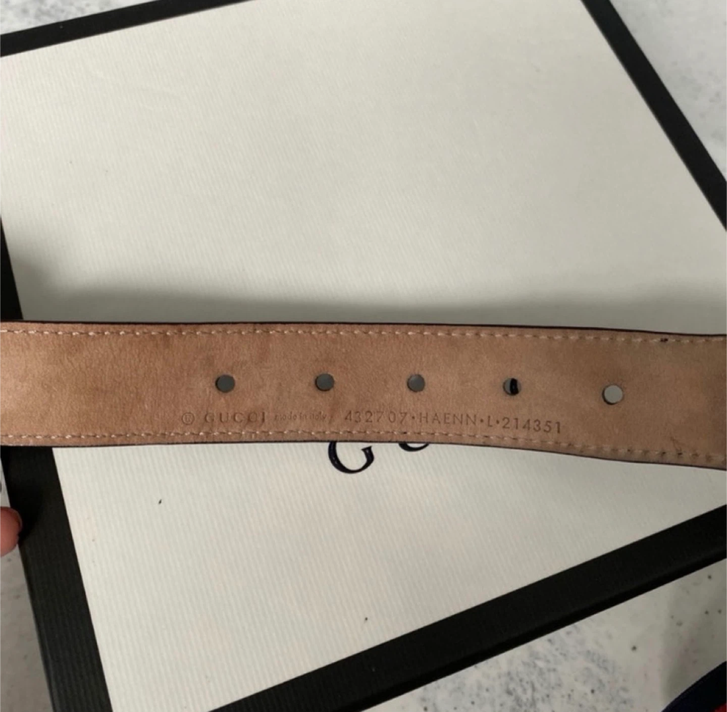 Gucci belt with GG buckle - photo 2