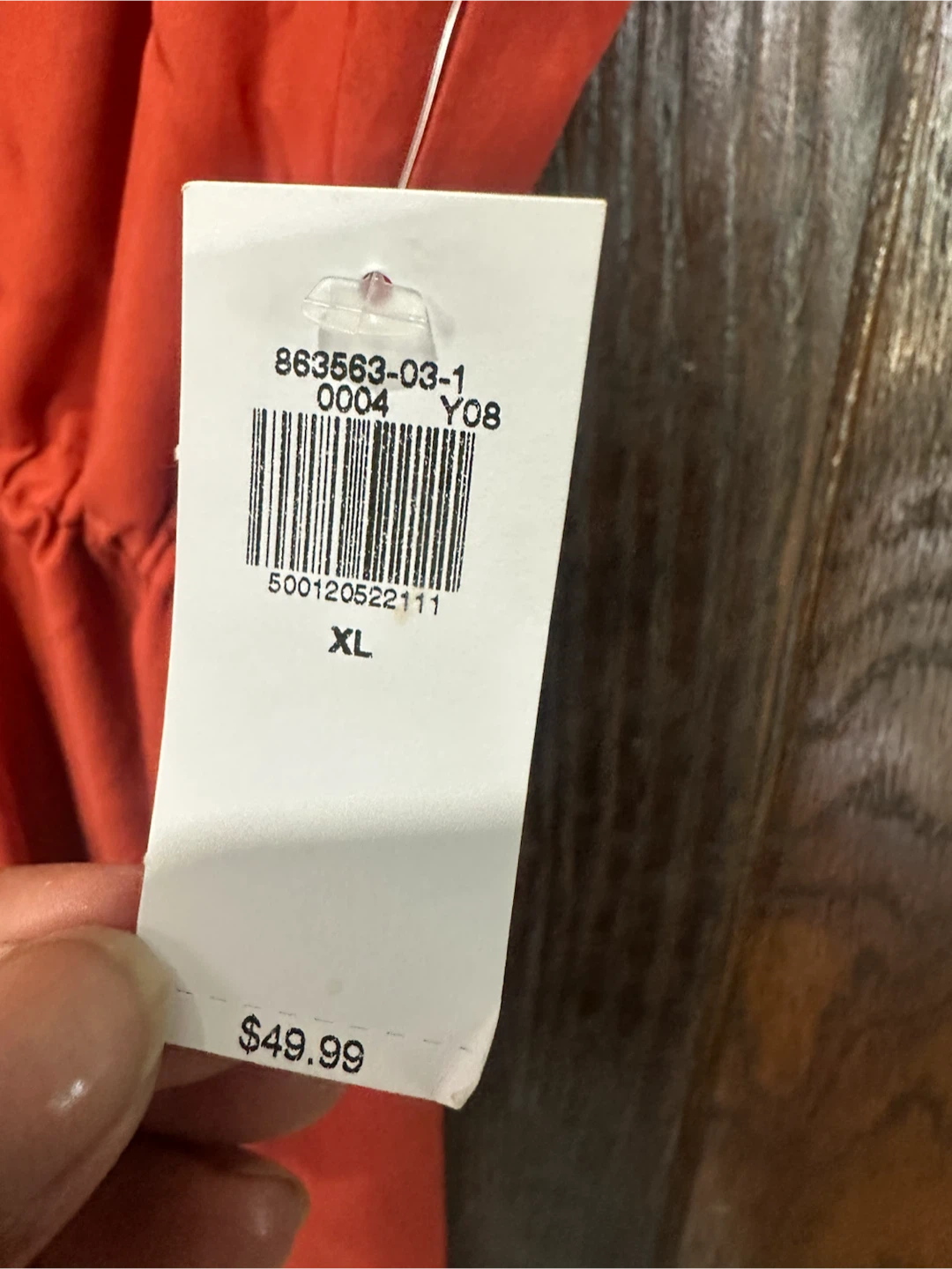 Old Navy Orange Button-Down Shirtdress XL - photo 4