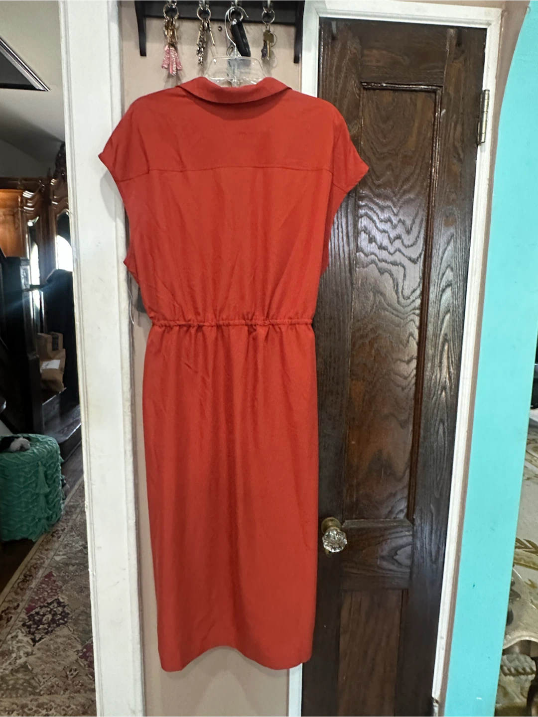 Old Navy Orange Button-Down Shirtdress XL - photo 5