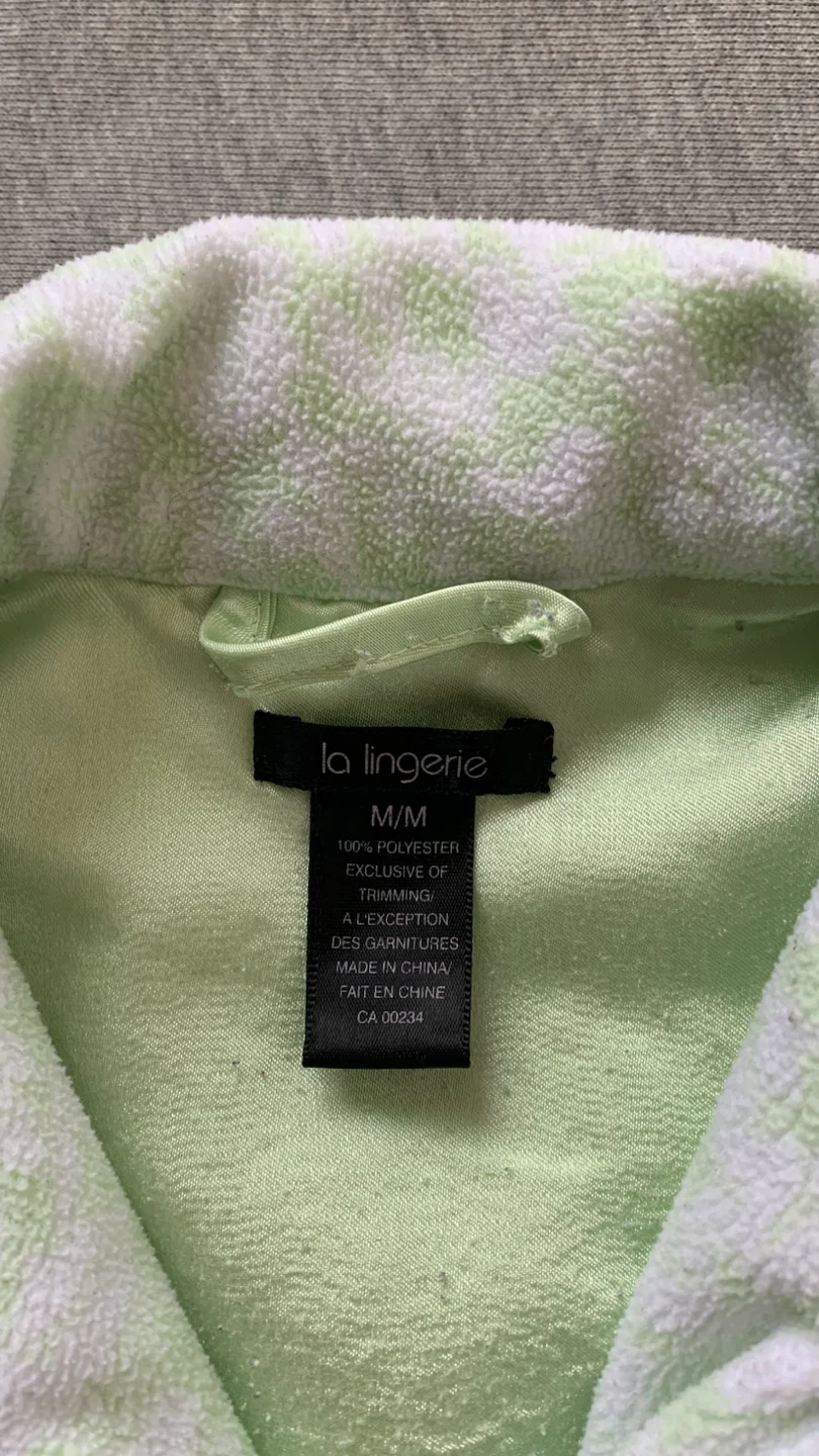 La Lingerie Fleece Pajama Set ~ Medium Top/Small Bottoms - photo 4