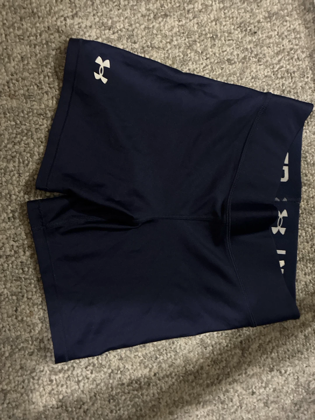 Under Armour Navy Blue Compression Shorts