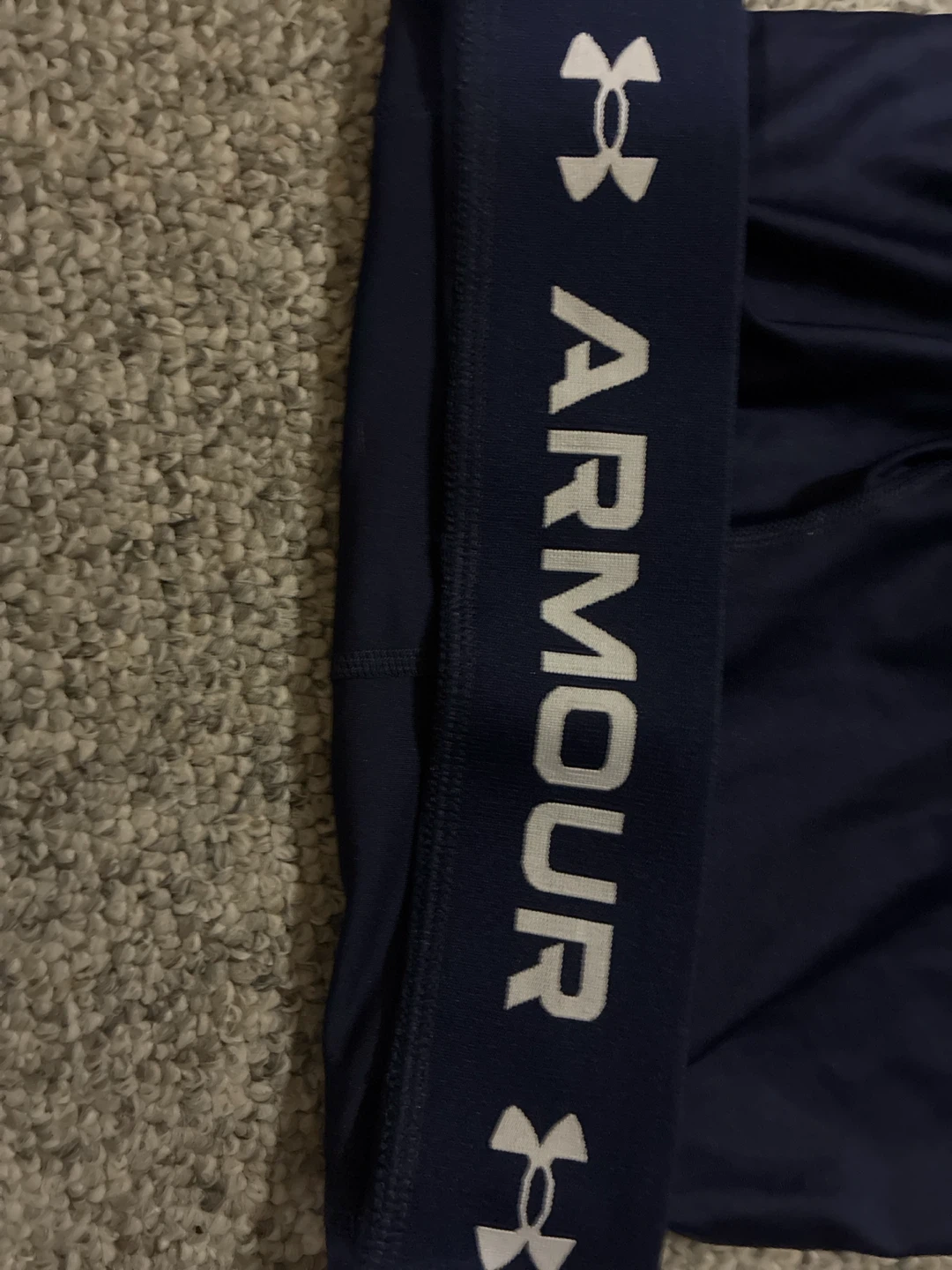 Under Armour Navy Blue Compression Shorts - photo 3