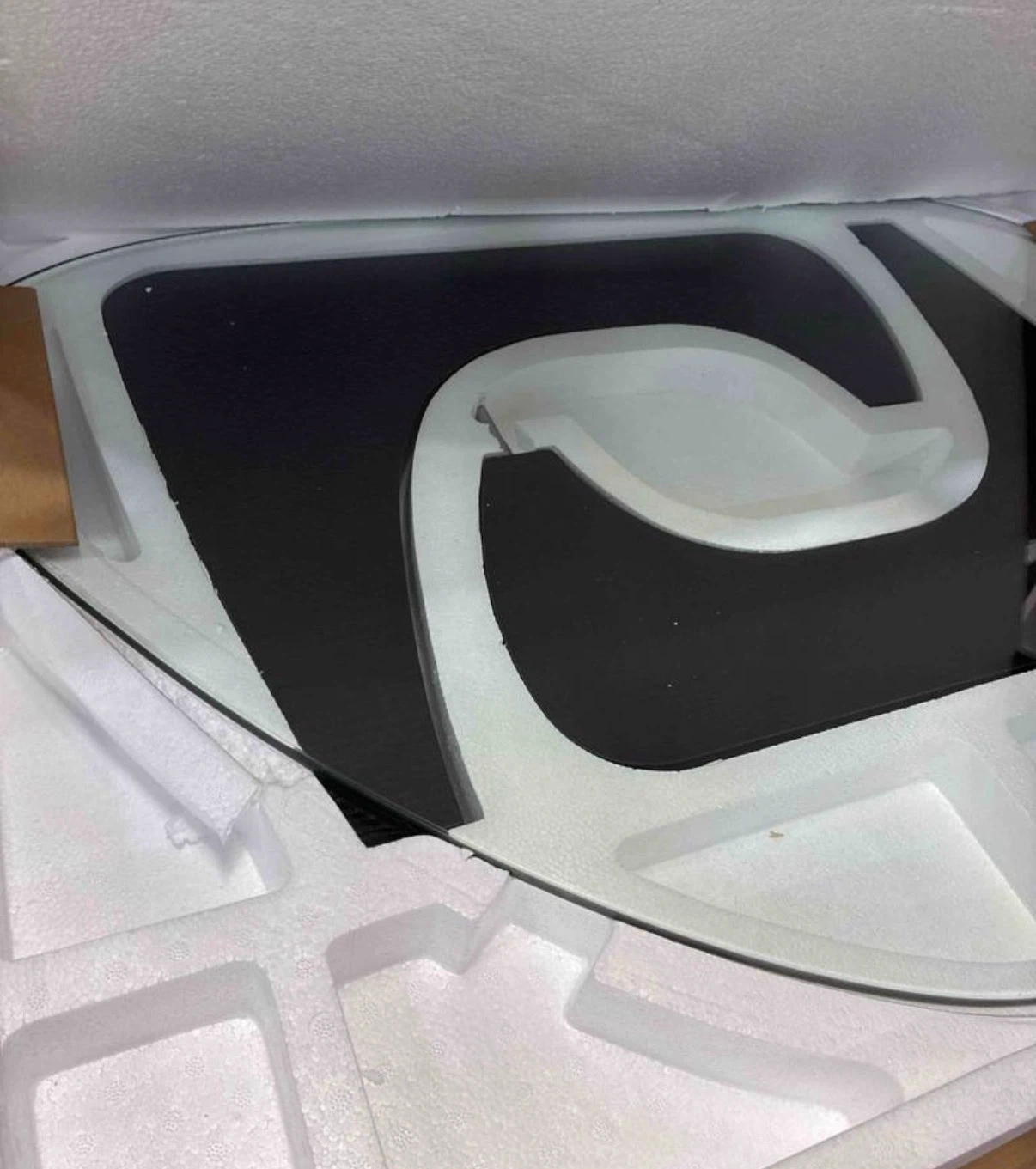 Noguchi  styled Coffee Table with Black Base - photo 4