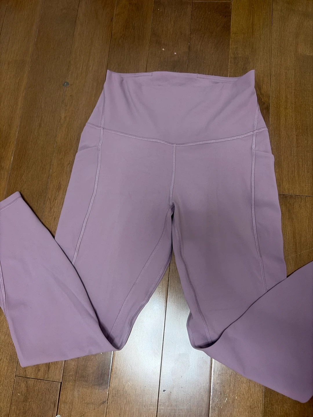 size 8 lululemon purple leggings
