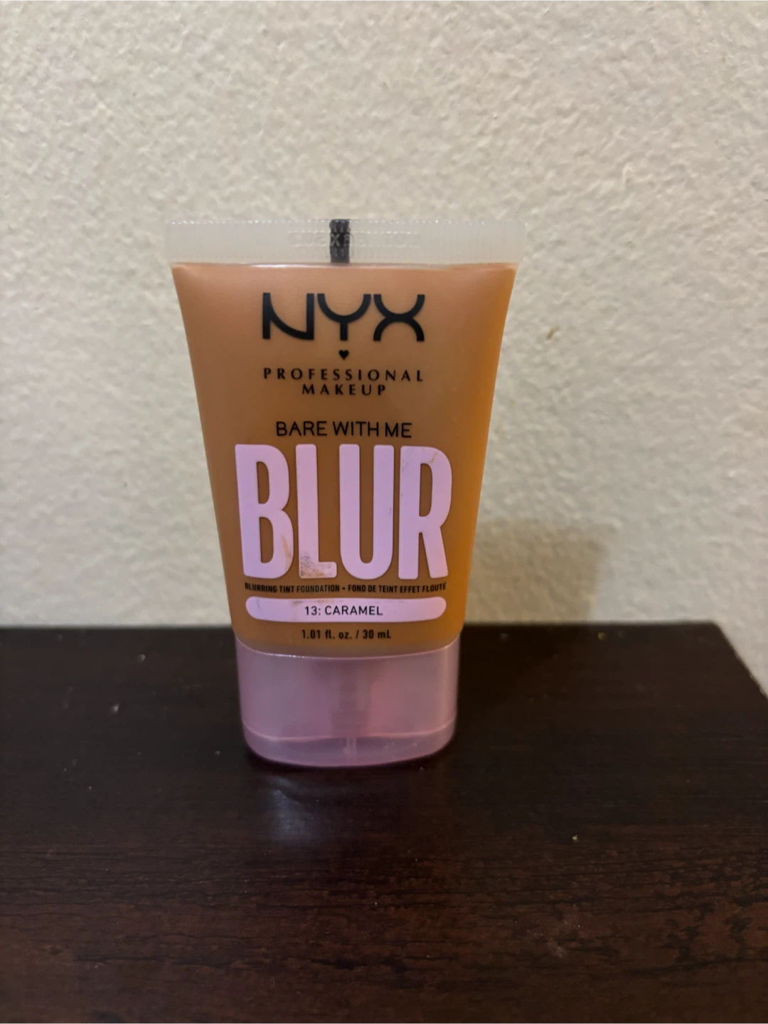 NEW-NYX Bare With Me Blur Tint Foundation - Caramel