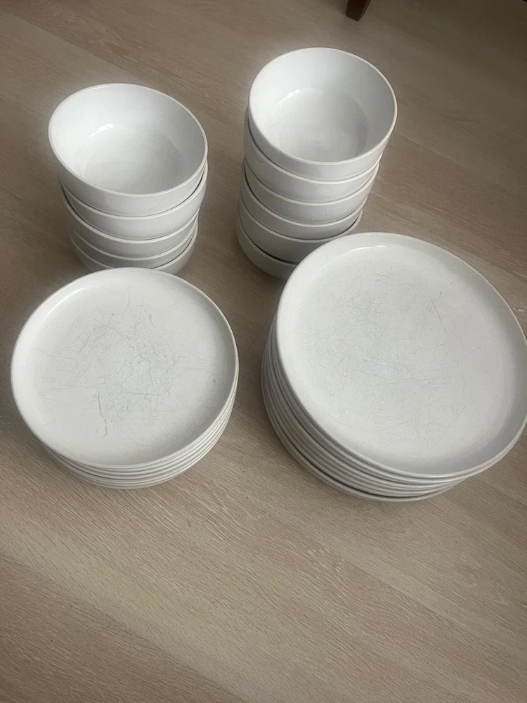 GBhome White Dinnerware Set - Plates and Bowls - photo 2
