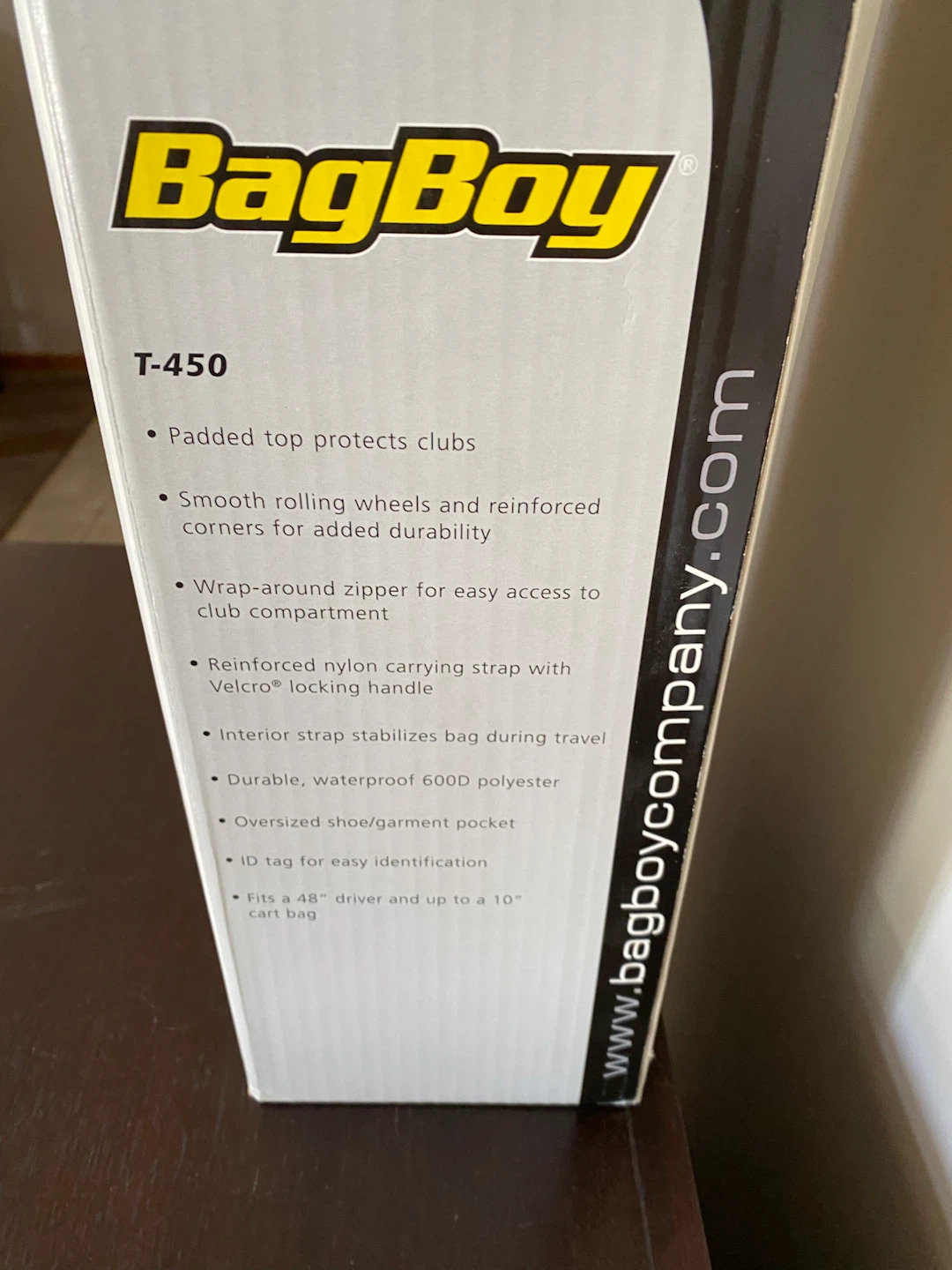 BagBoy T-450 Wheeled Golf Travel Bag