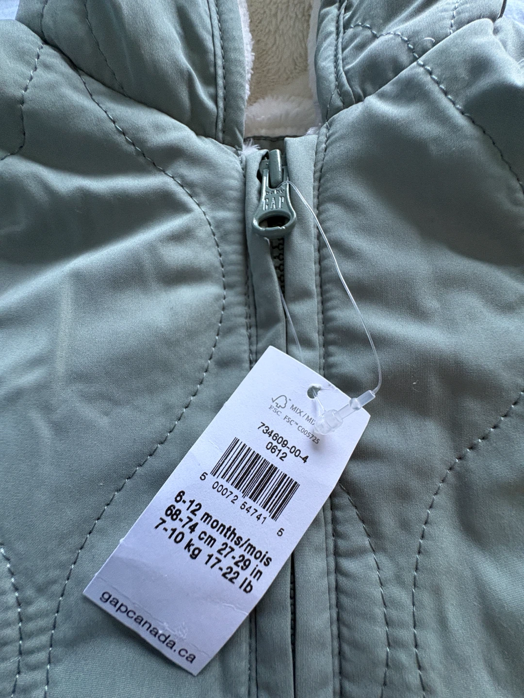 Gap Canada Snowsuit Bunting Suit - 6-12 Months - photo 3