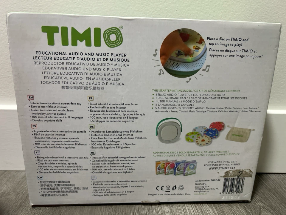 Timio Educational Audio and Music Player with 5 Discs - photo 4