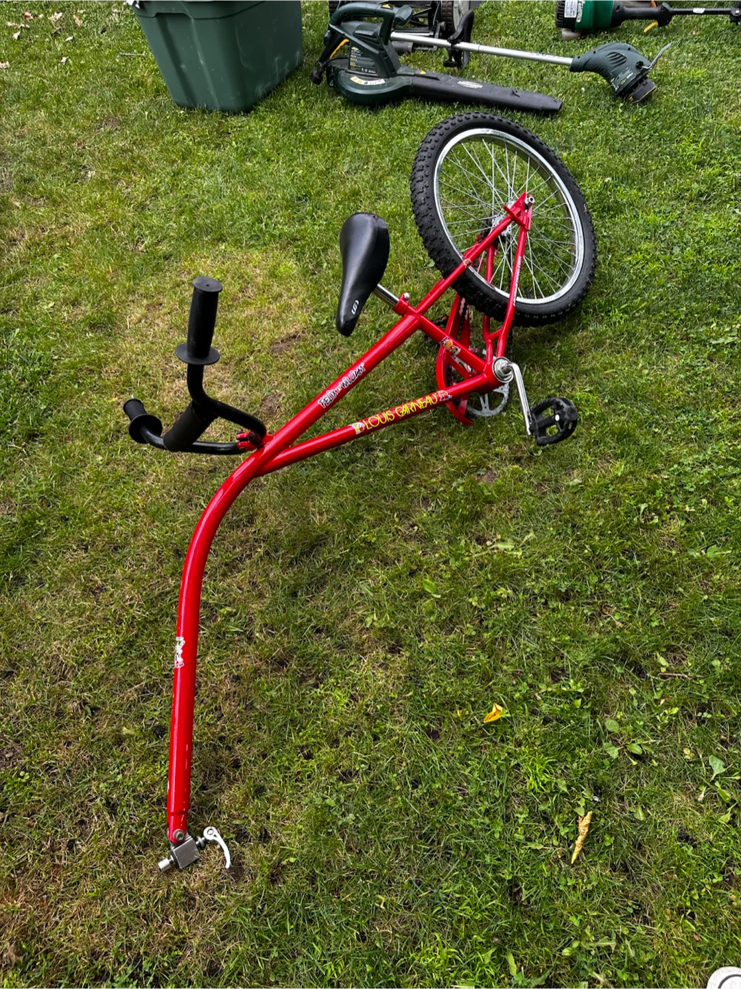 Trail-A-Bike Kids Bicycle Red