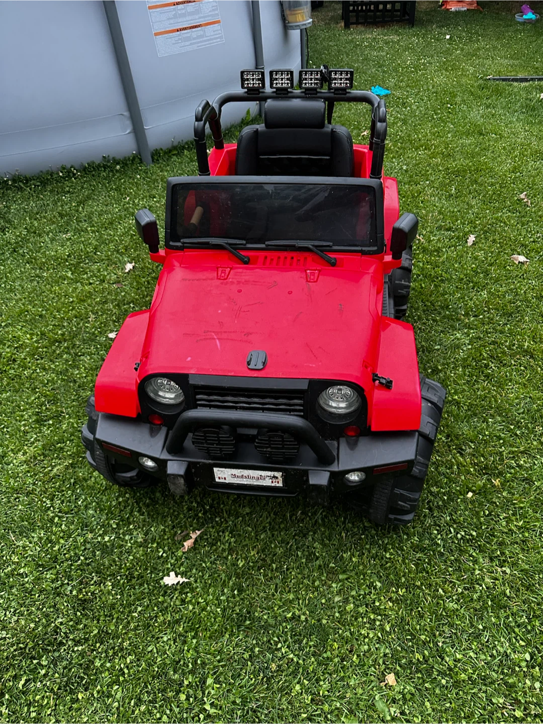 Red Kids Ride-On Jeep Toy - photo 3