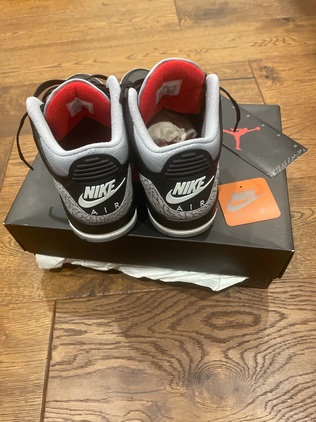 Air Jordan 3 Retro Black Cement Shoes - photo 5