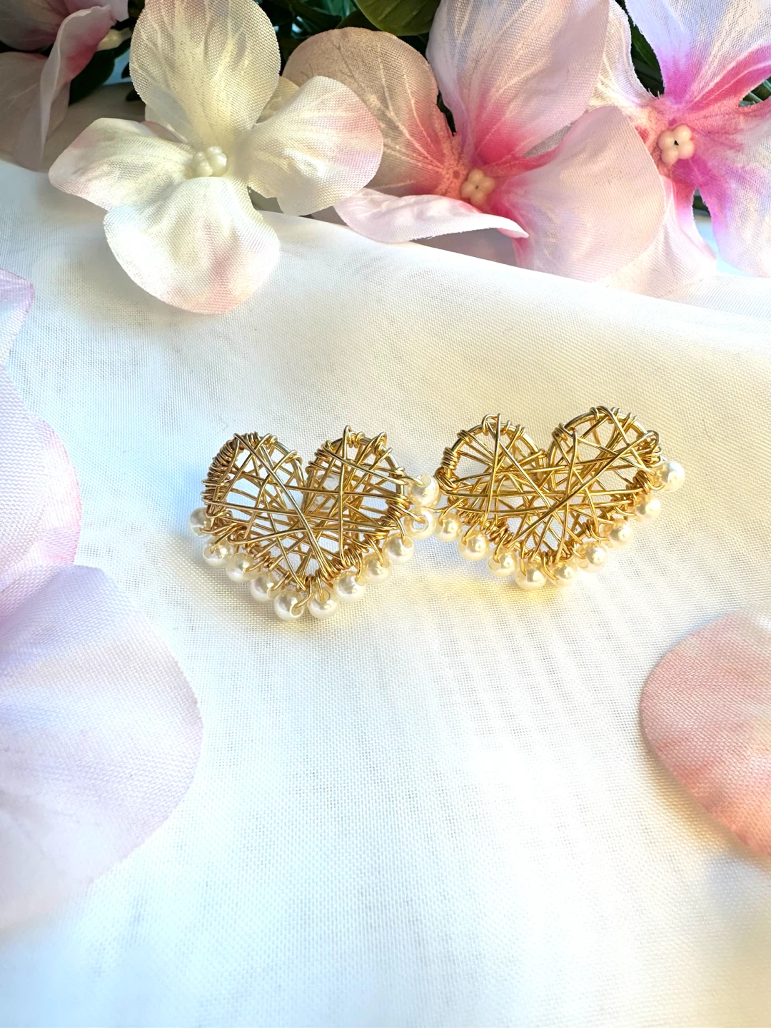 Corazón con perlas - @jennferrersuarez