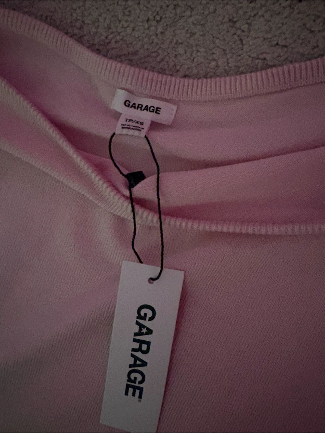 Garage Pink Off-Shoulder Sweater - photo 2