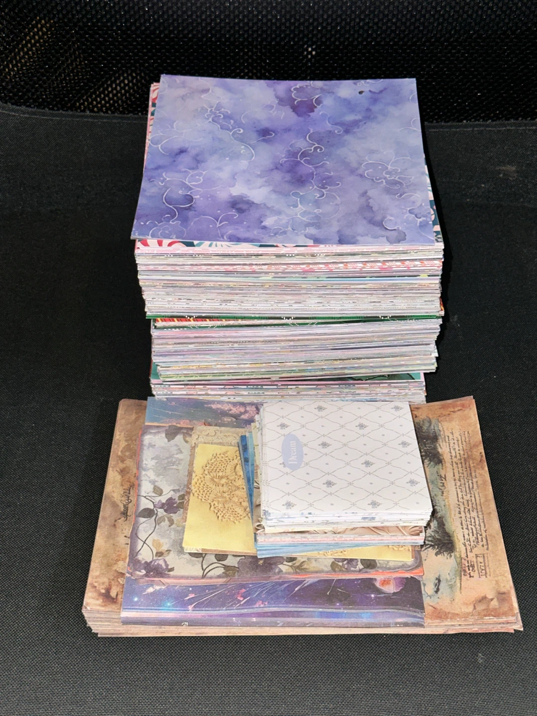 🆕 Scrapbooking Paper Lot x1500