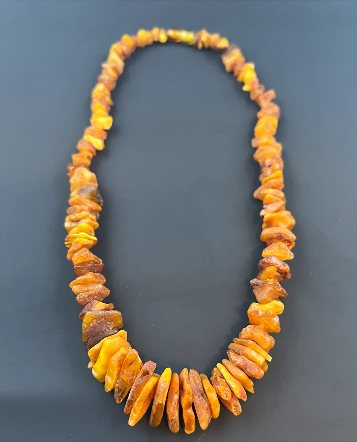 Vintage Baltic Amber Chip/Nugget Necklace
