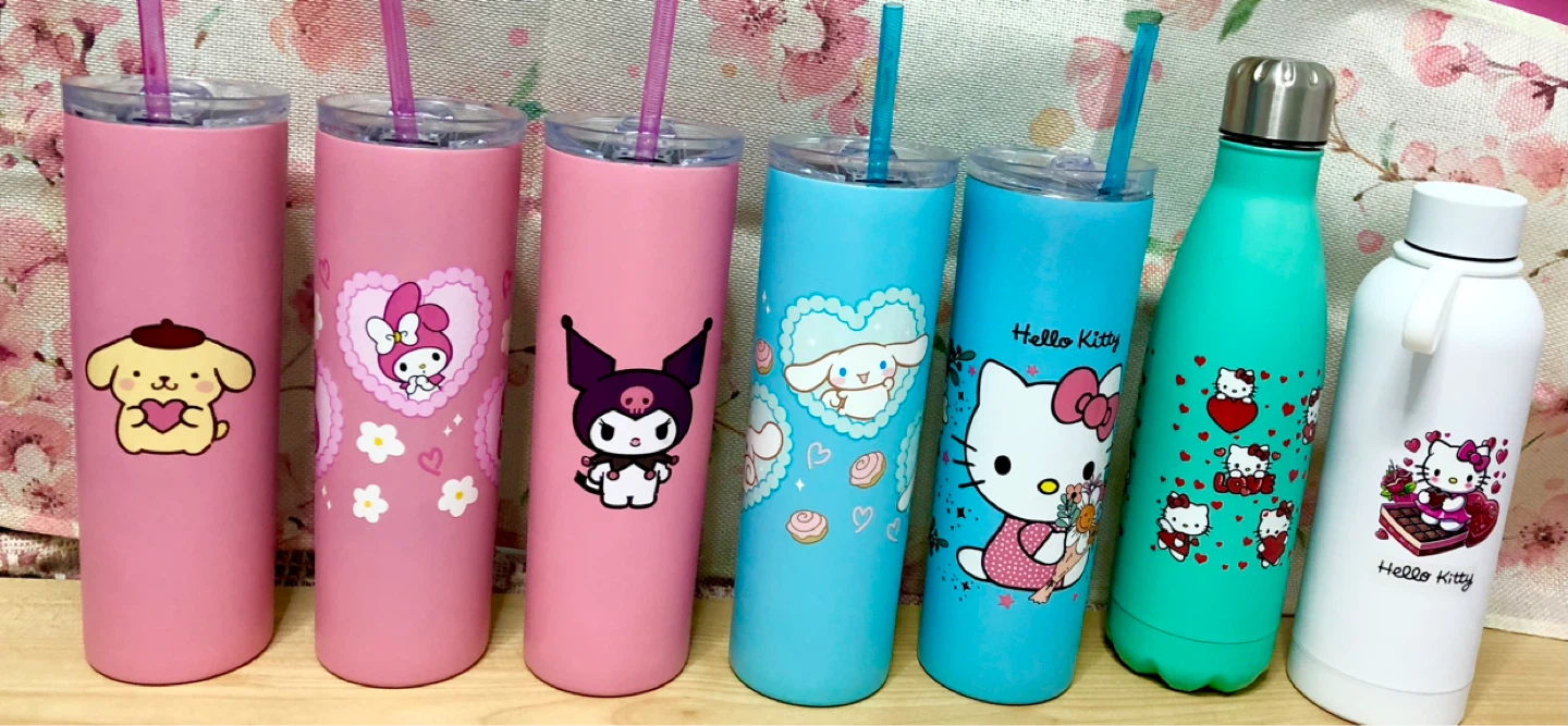 Hello Kitty & Sanrio Characters Tumblers $10 Each